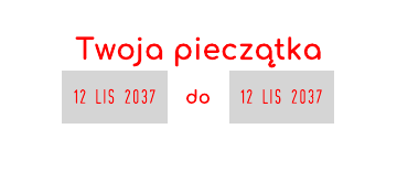 Przykładowy nadruk