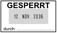 Musterabdruck