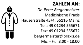 Musterabdruck