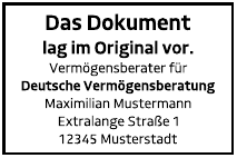 Musterabdruck