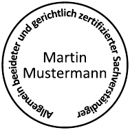 Musterabdruck
