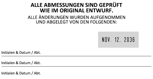Musterabdruck