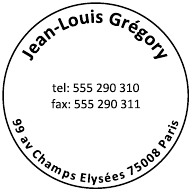 Échantillon d'empreinte