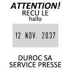 Échantillon d'empreinte