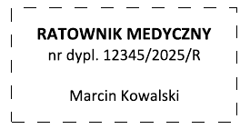 Przykładowy nadruk