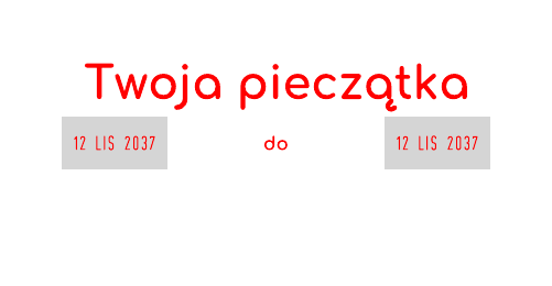 Przykładowy nadruk