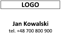 Przykładowy nadruk