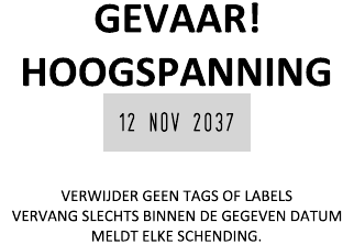 Voorbeeld afdruk