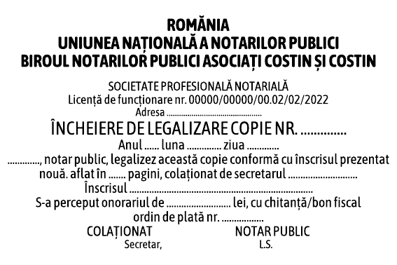 Model de amprentă