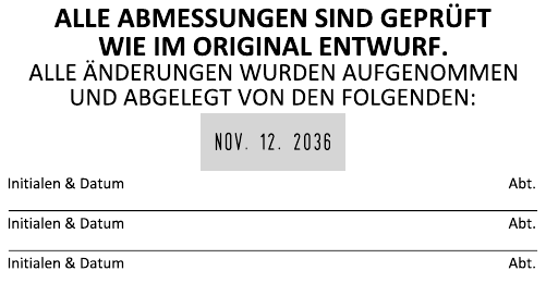Musterabdruck
