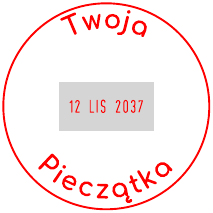 Przykładowy nadruk