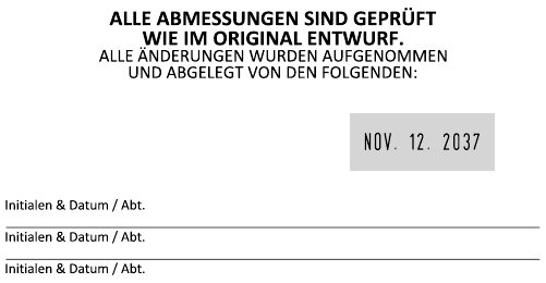 Musterabdruck