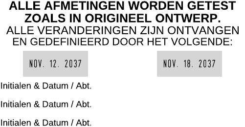 Voorbeeld afdruk