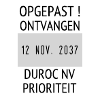 Voorbeeld afdruk