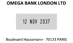 Échantillon d'empreinte