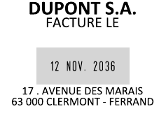 Échantillon d'empreinte
