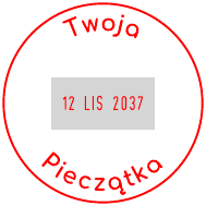 Przykładowy nadruk