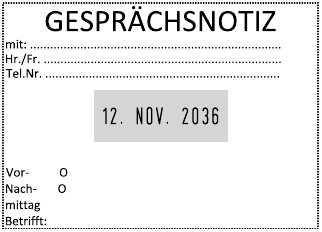 Musterabdruck