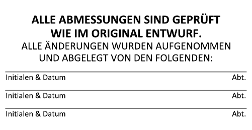 Musterabdruck