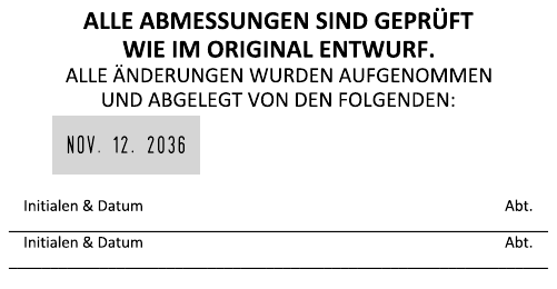 Musterabdruck