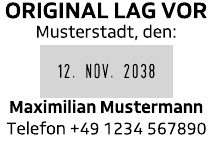 Musterabdruck