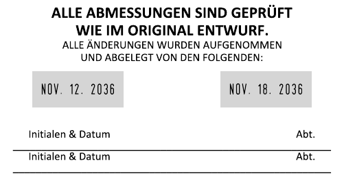 Musterabdruck