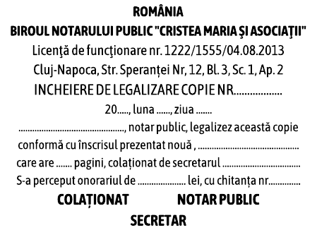 Model de amprentă