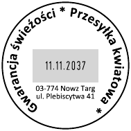 Przykładowy nadruk