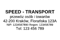 Przykładowy nadruk