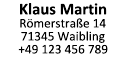 Musterabdruck