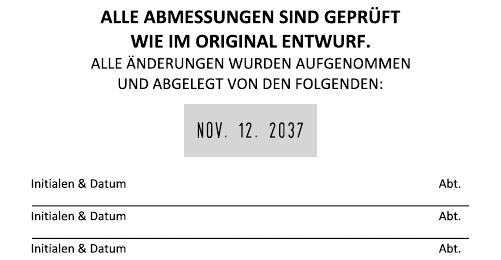 Musterabdruck
