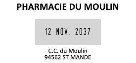 Échantillon d'empreinte