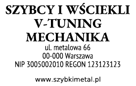 Przykładowy nadruk