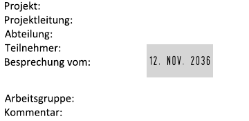 Musterabdruck