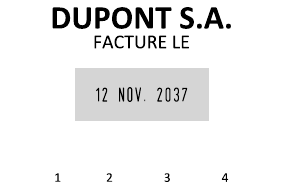 Échantillon d'empreinte