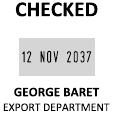 Sample imprint