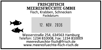 Musterabdruck