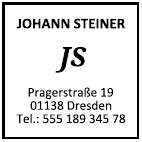 Musterabdruck