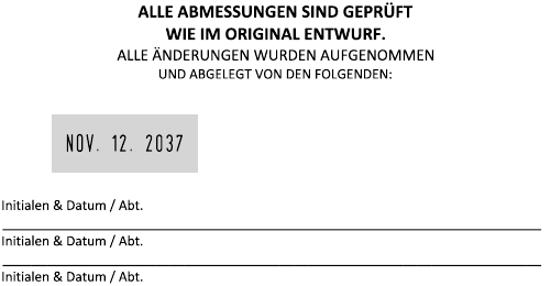 Musterabdruck