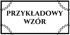 Przykładowy nadruk